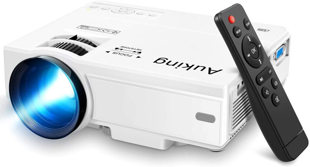 best projector reviews - auking mini projector 2021