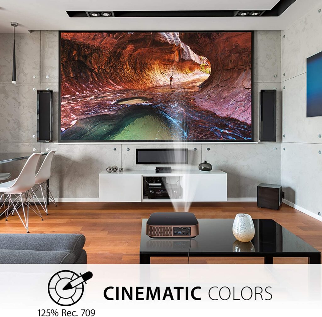 cinematic colors viewsonic m2 projector
