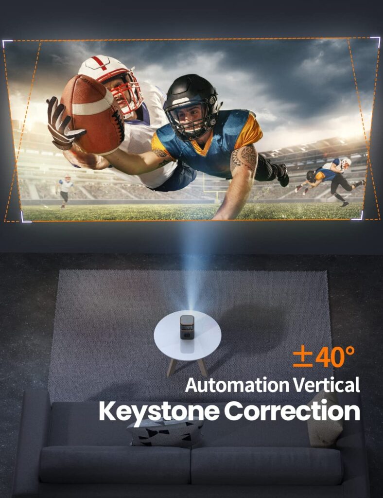 automatic vertical keystone correction