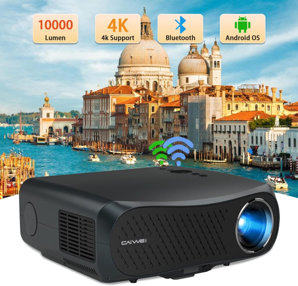 ZCGIOBN 4K Projector Review - WiFi, Bluetooth Android Projector