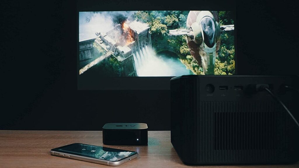 miroir projector delivers a good picture quality