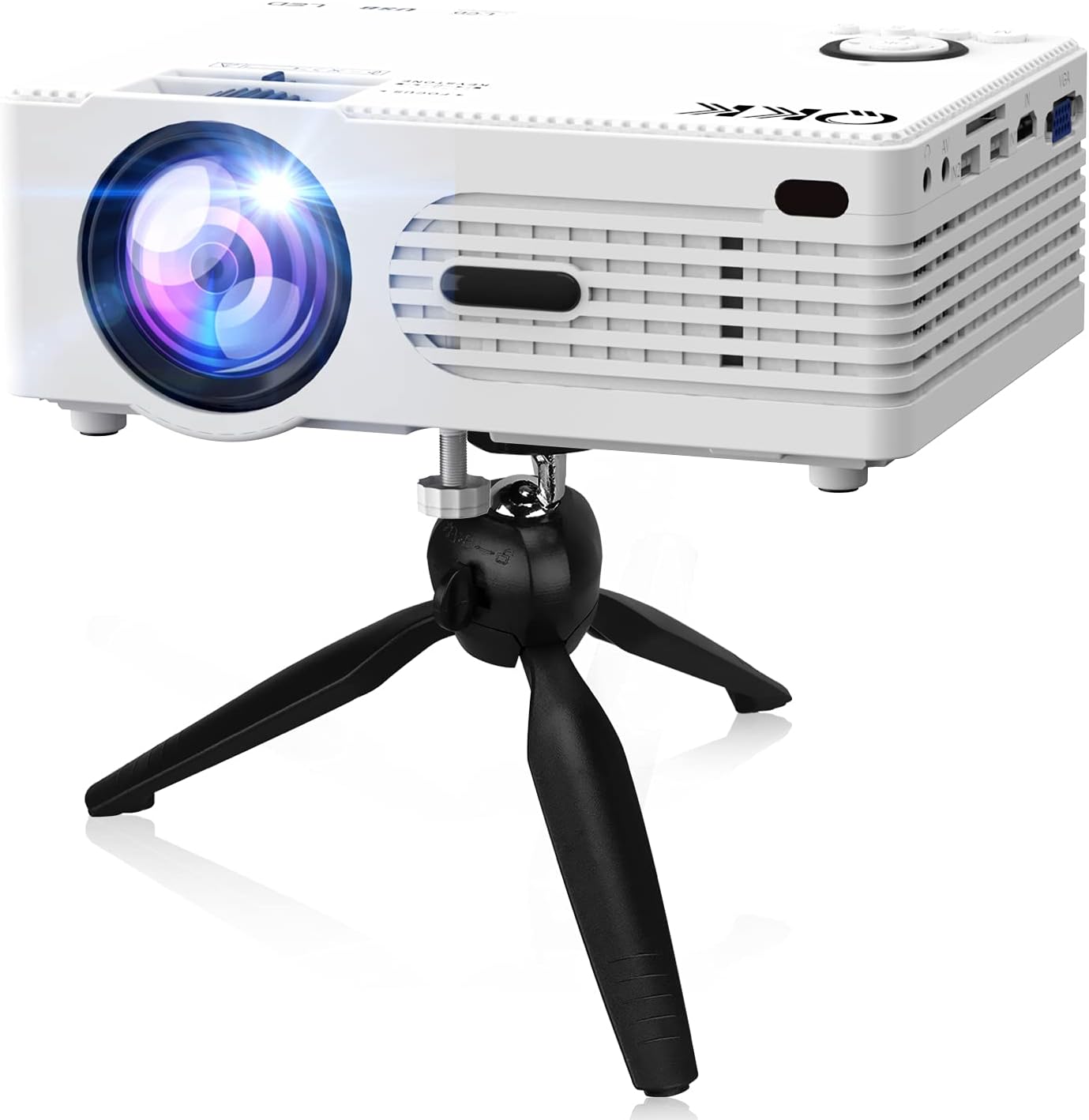 Q.K.K 2021 Upgraded 7500Lumens Mini Projector