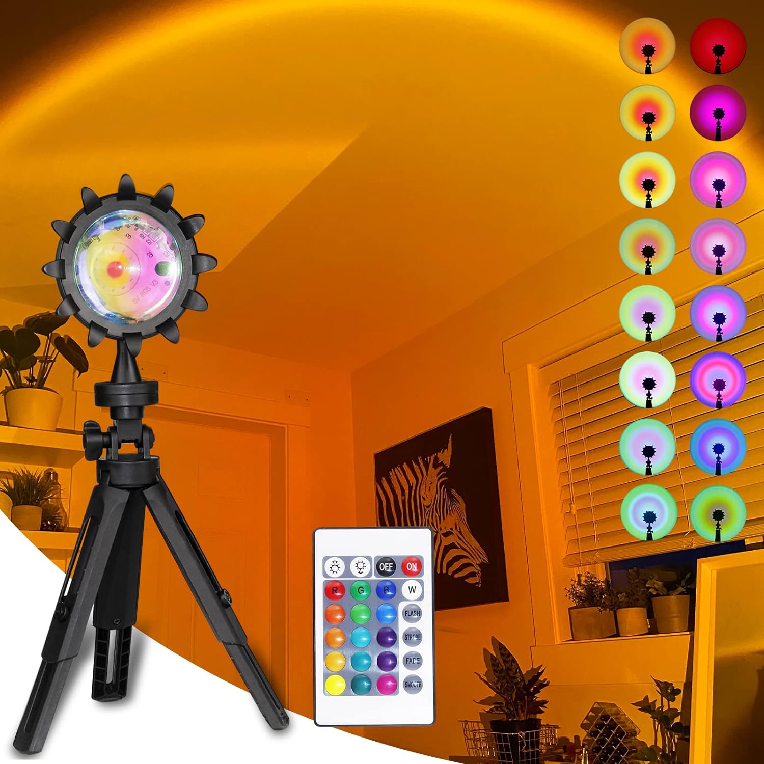 Joretle Sunset Projector Lamp Night Light