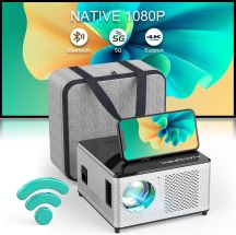 NAYONFA 5G&2.4G WiFi Projector