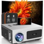 4K Projector with 500display.1100ANSI Projector 4K Wifi and bluetooth,Native 1080P Outdoor Projector