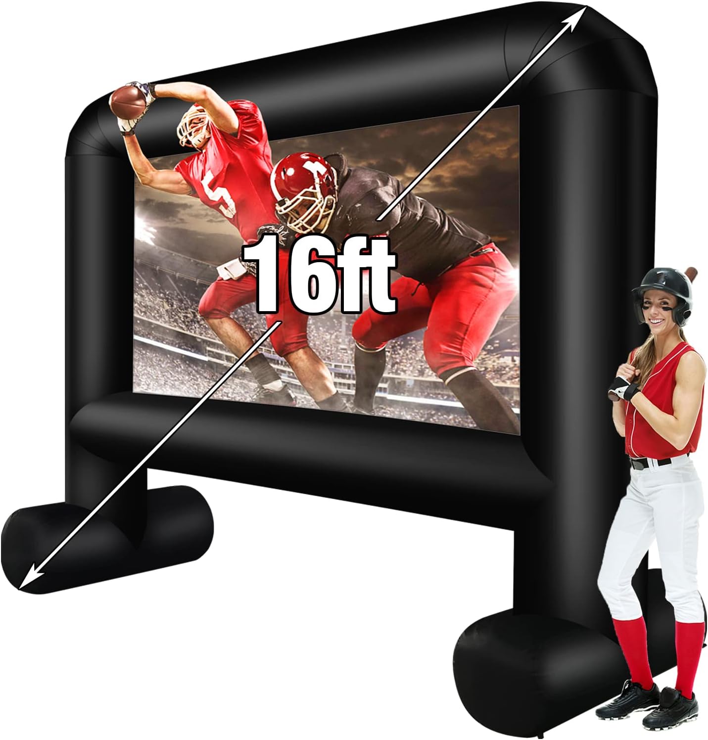 AZXRHWYGS Inflatable Projector Screen