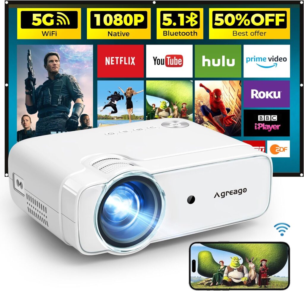 Agreago Native 1080P Movie Projector Review