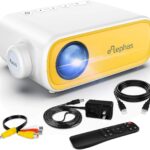 ELEPHAS Portable Projector for iPhone 1080P Supported