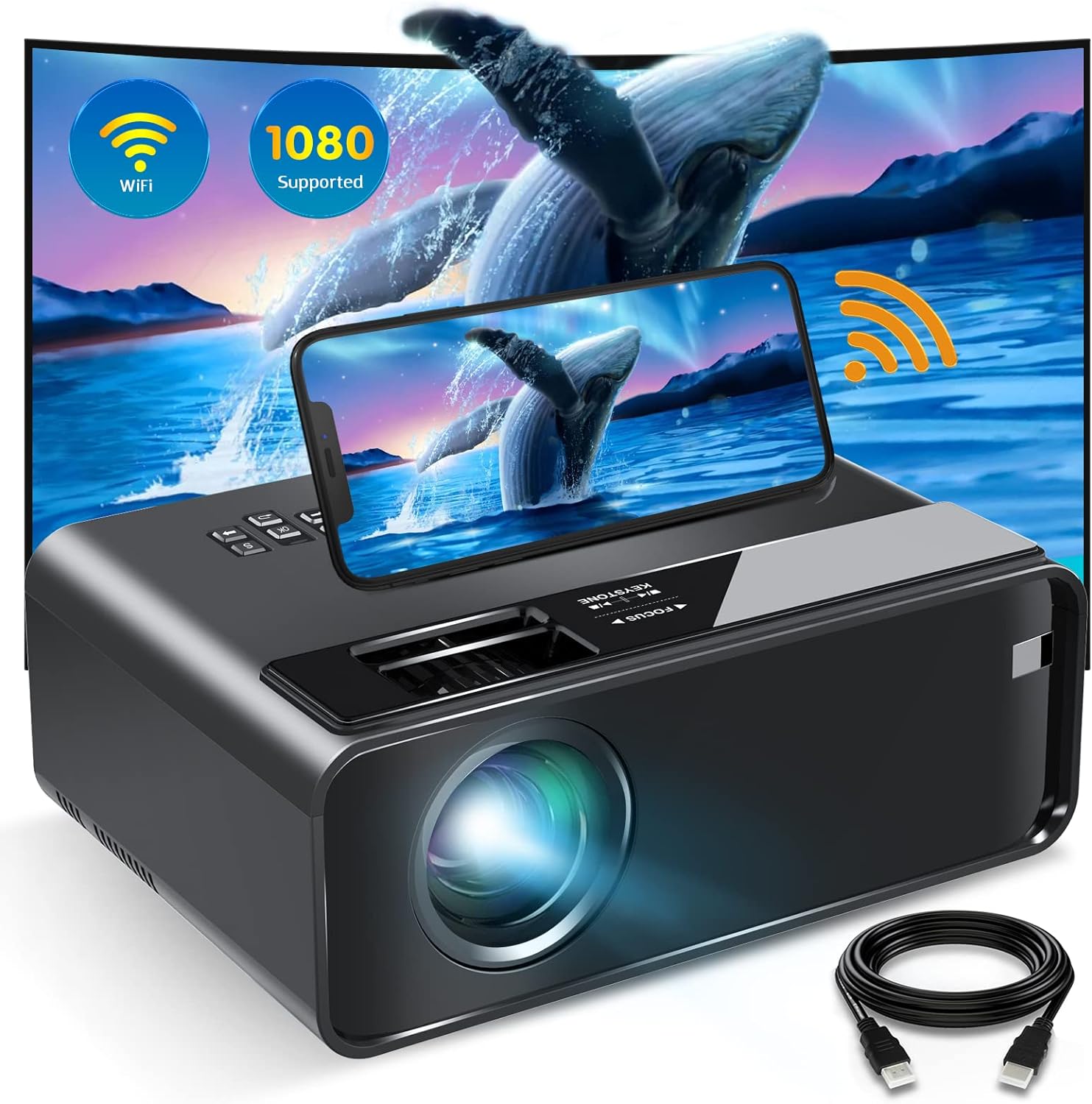 ELEPHAS W13 Mini WiFi Projector Review