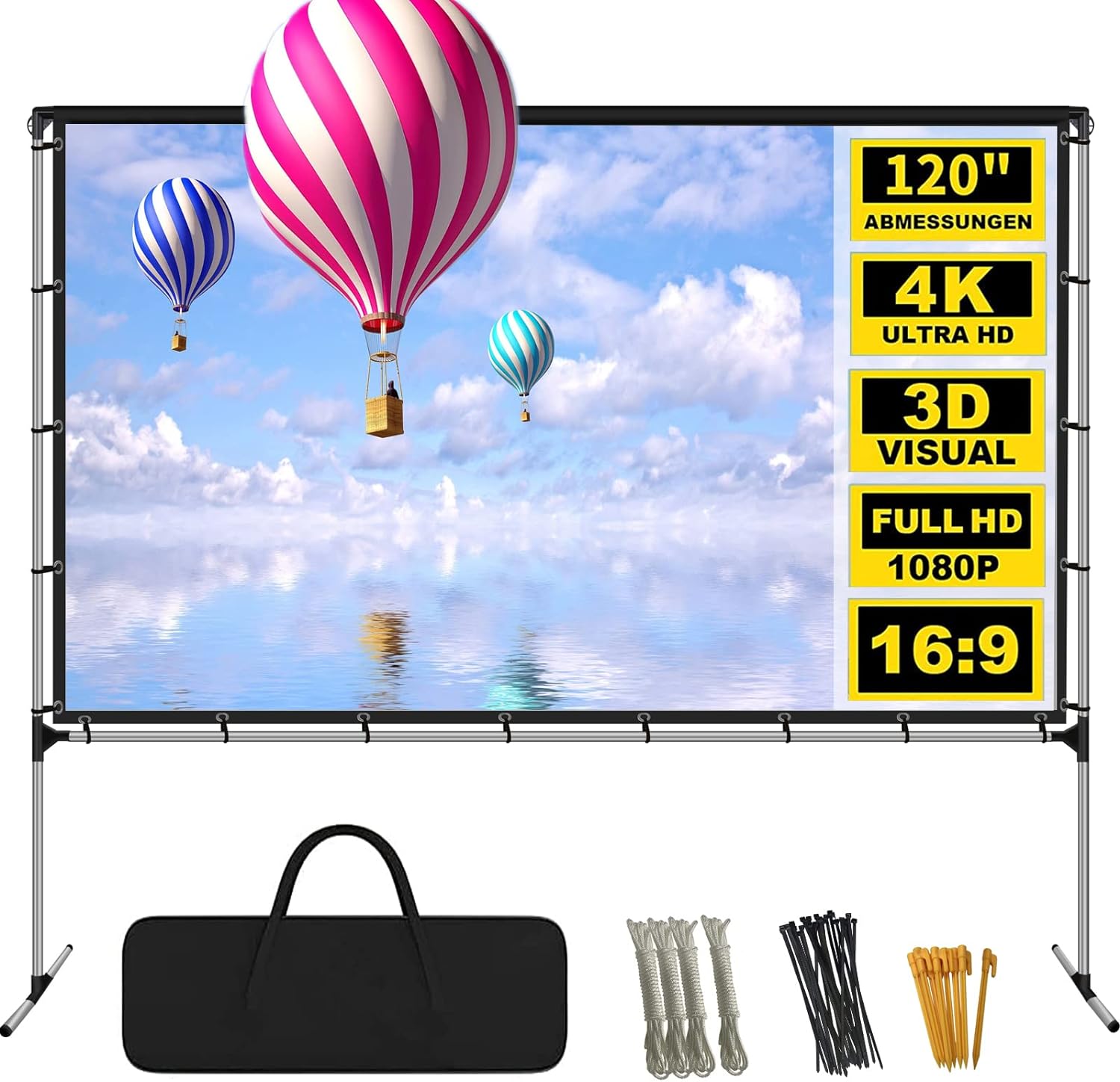 GZKYYLEGS 120 Inch Projector Screen