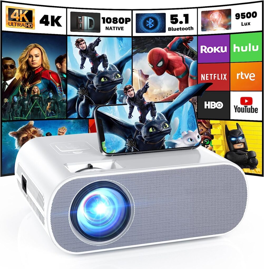HOMPOW 5500L Movie Projector