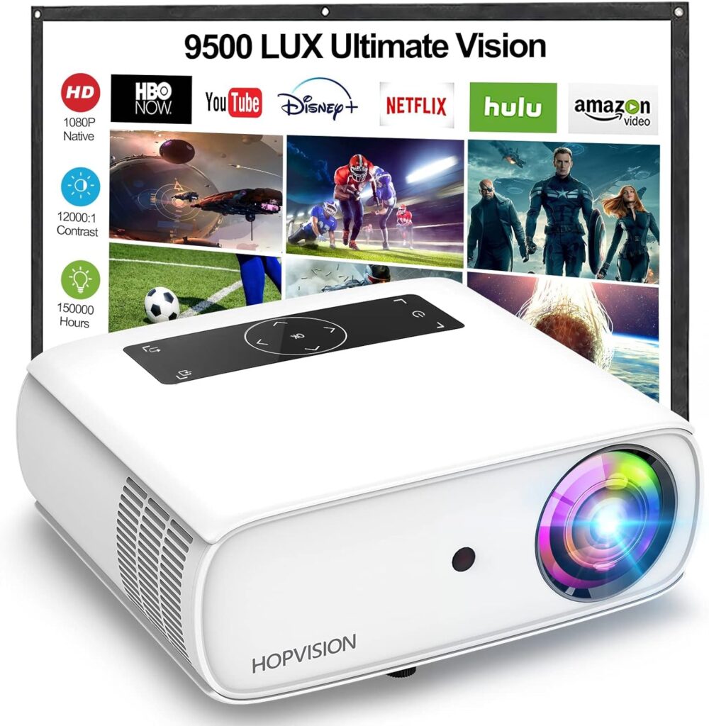 HOPVISION Native 1080P Projector