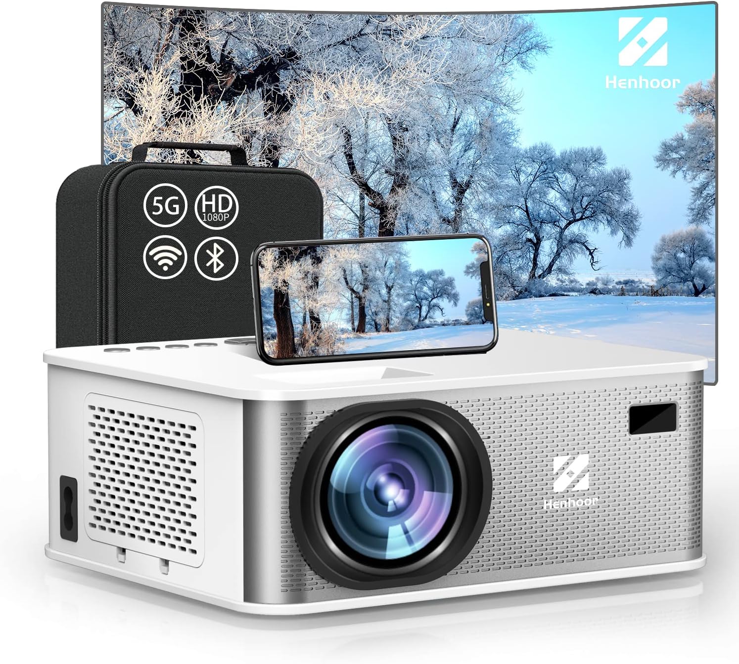 Henhoor Full HD 1080P Projector