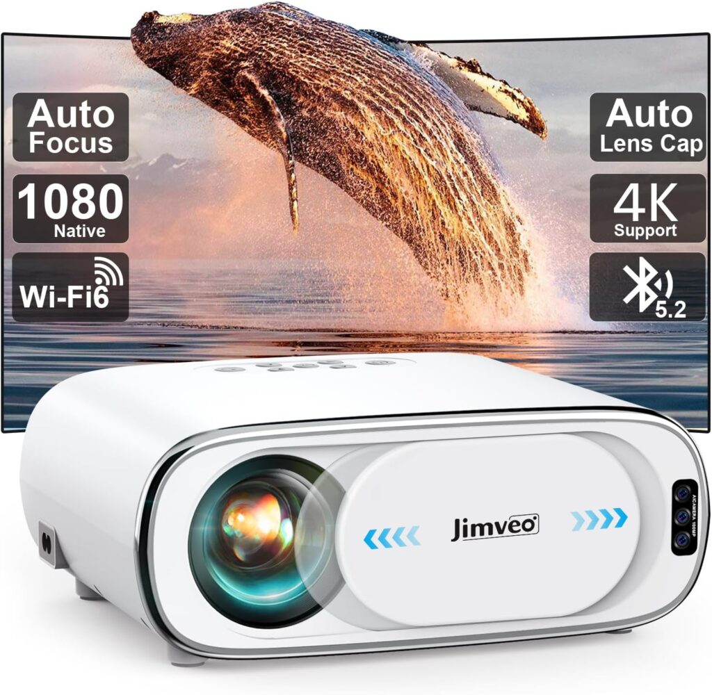 Jimveo 490 ANSI 19000L Native 1080P Outdoor Movie Projector Review