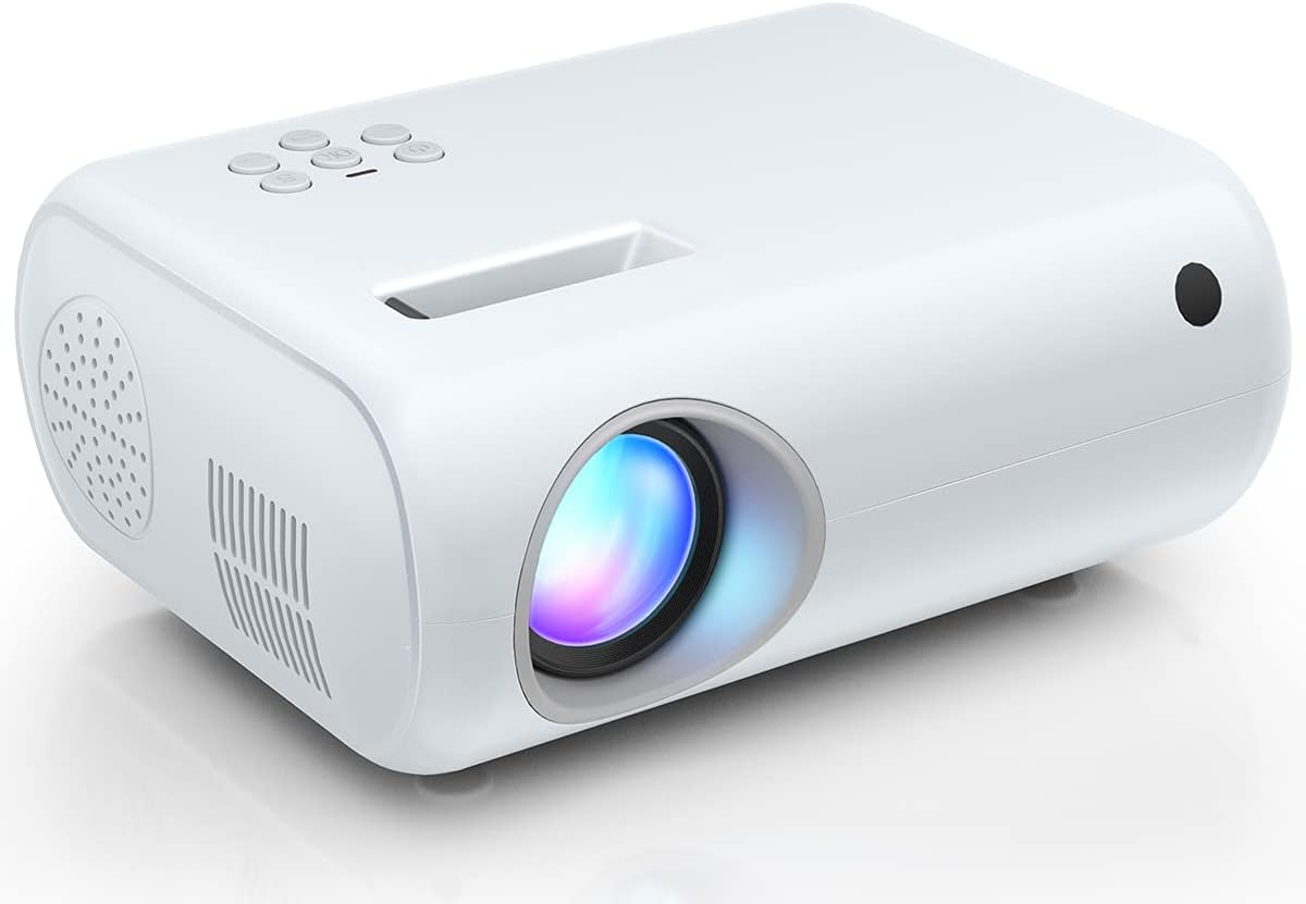 CLOKOWE 4K Mini Projector With WiFi And Bluetooth - 180