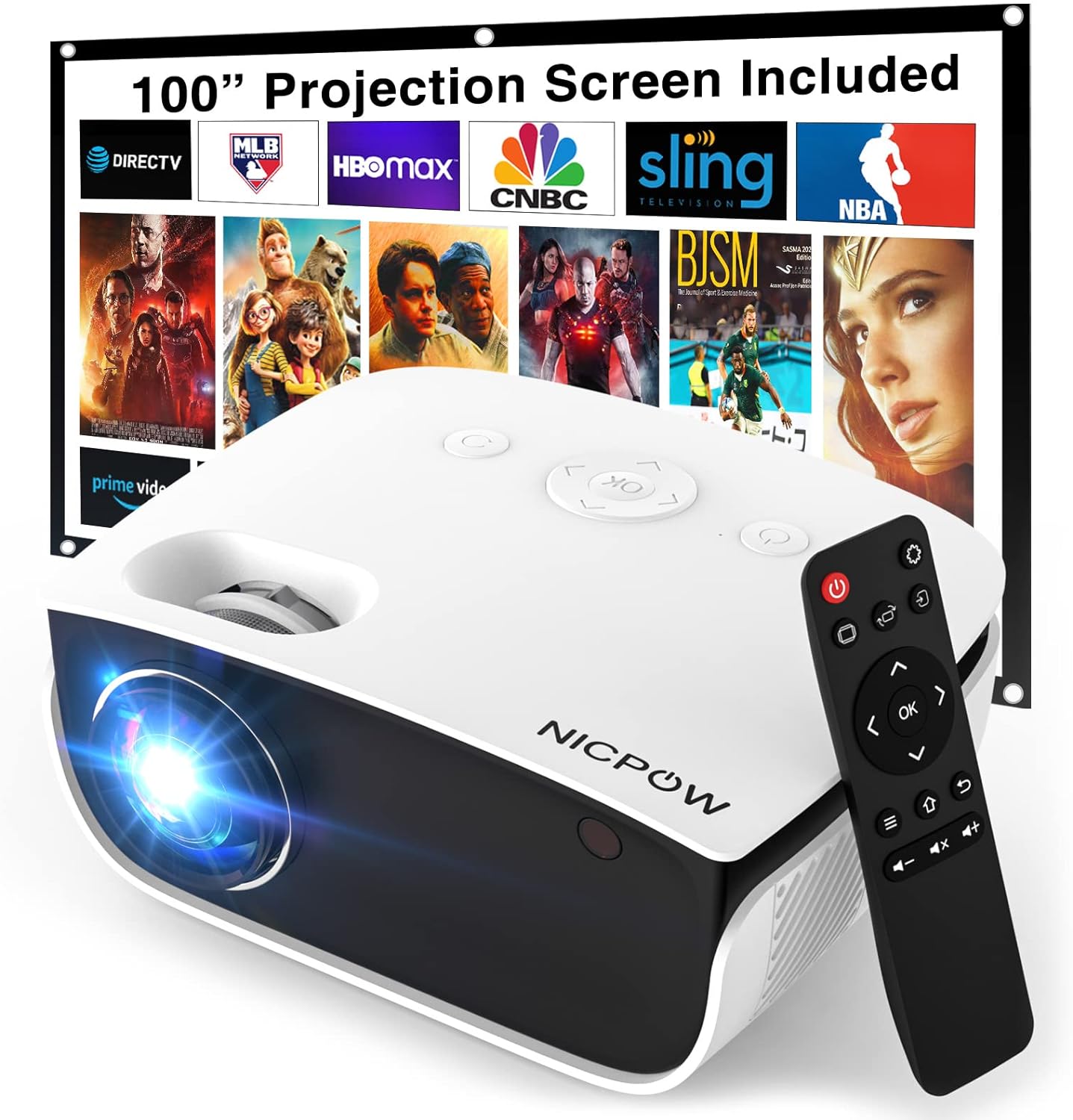 NicPow Outdoor Projector