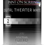 Paint On Screen Digital Theater White Projector Screen Paint