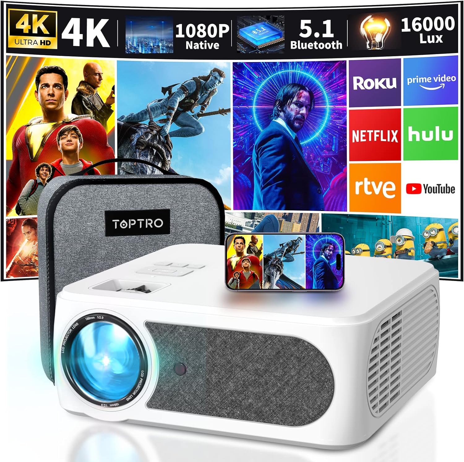 TOPTRO X3 Native 1080P Projector Review