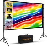 Towond 120 inch Portable Projector Screen Review