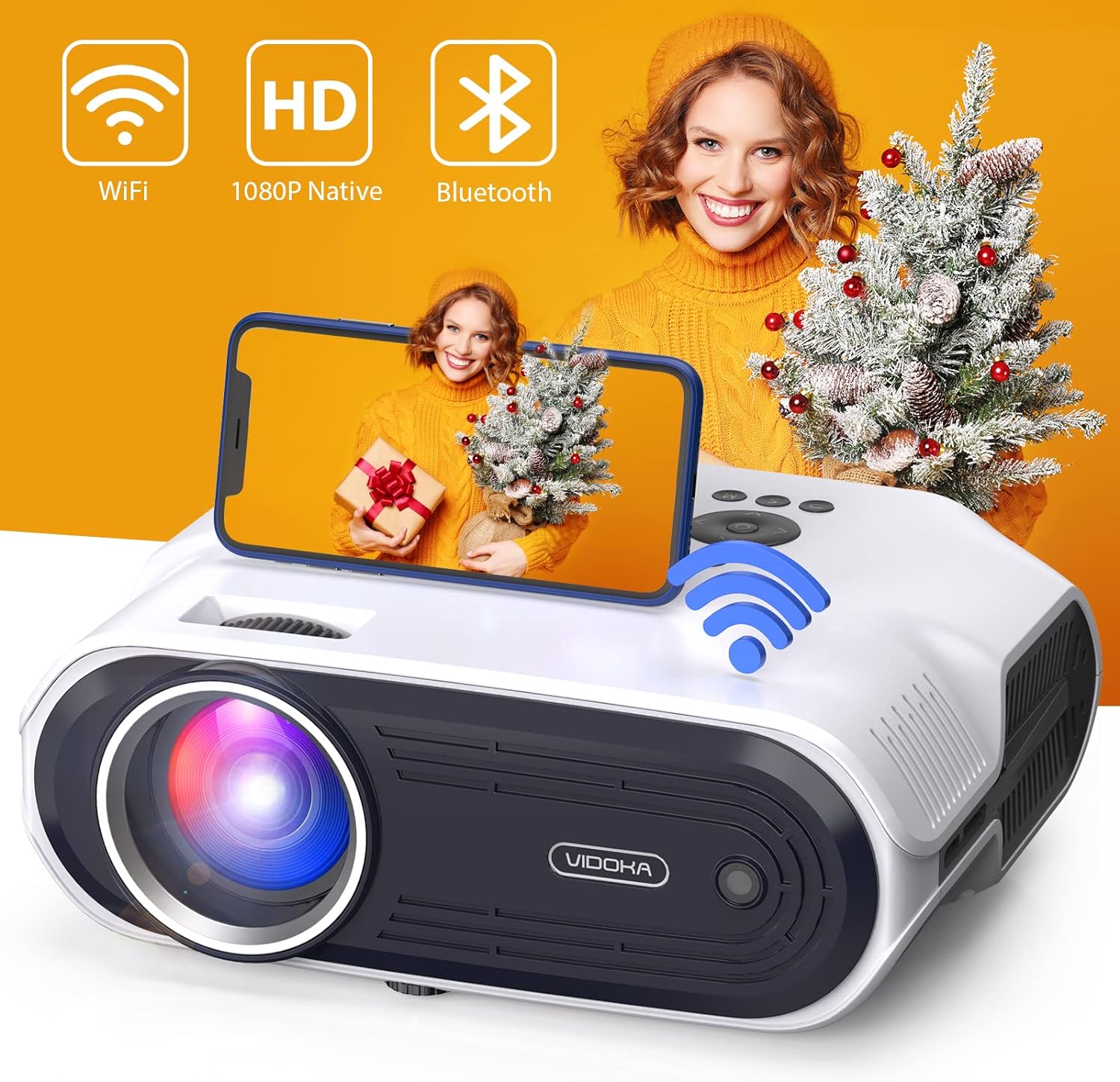 VIDOKA Native 1080P Projector Review