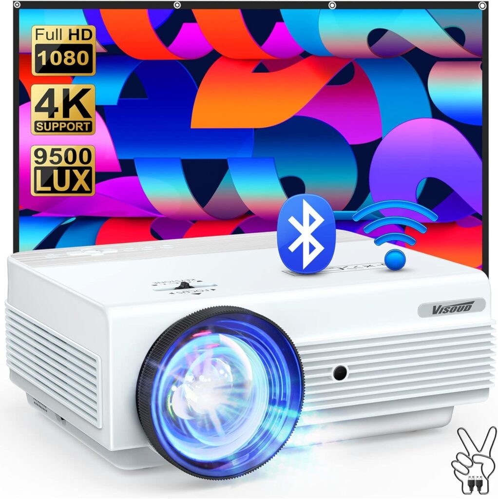 VISOUD Native 1080P WiFi Bluetooth Projector Review
