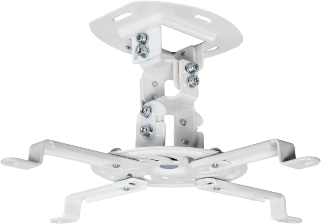 VIVO Universal Adjustable Ceiling Projector Mount for Regular and Mini Projectors with Extending Arms