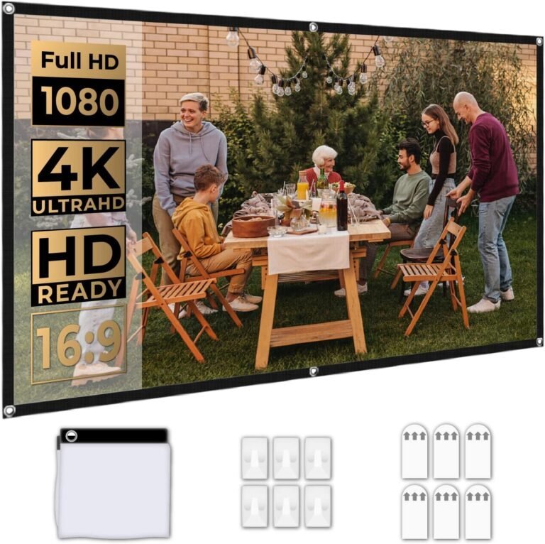 WEWATCH 120 Inch Projector Screen Review - Trendy Projectors