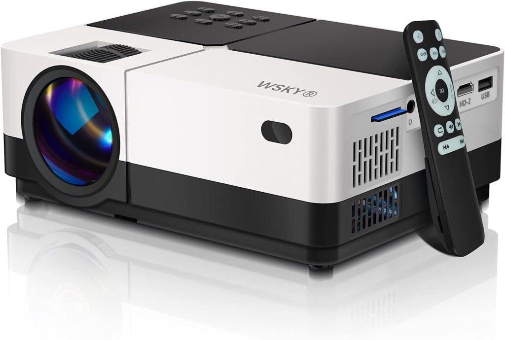 Wsky Video Portable Projector