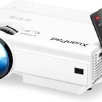 XuanPad Projector, 2023 Upgraded Mini Projector, Portable Video Projector