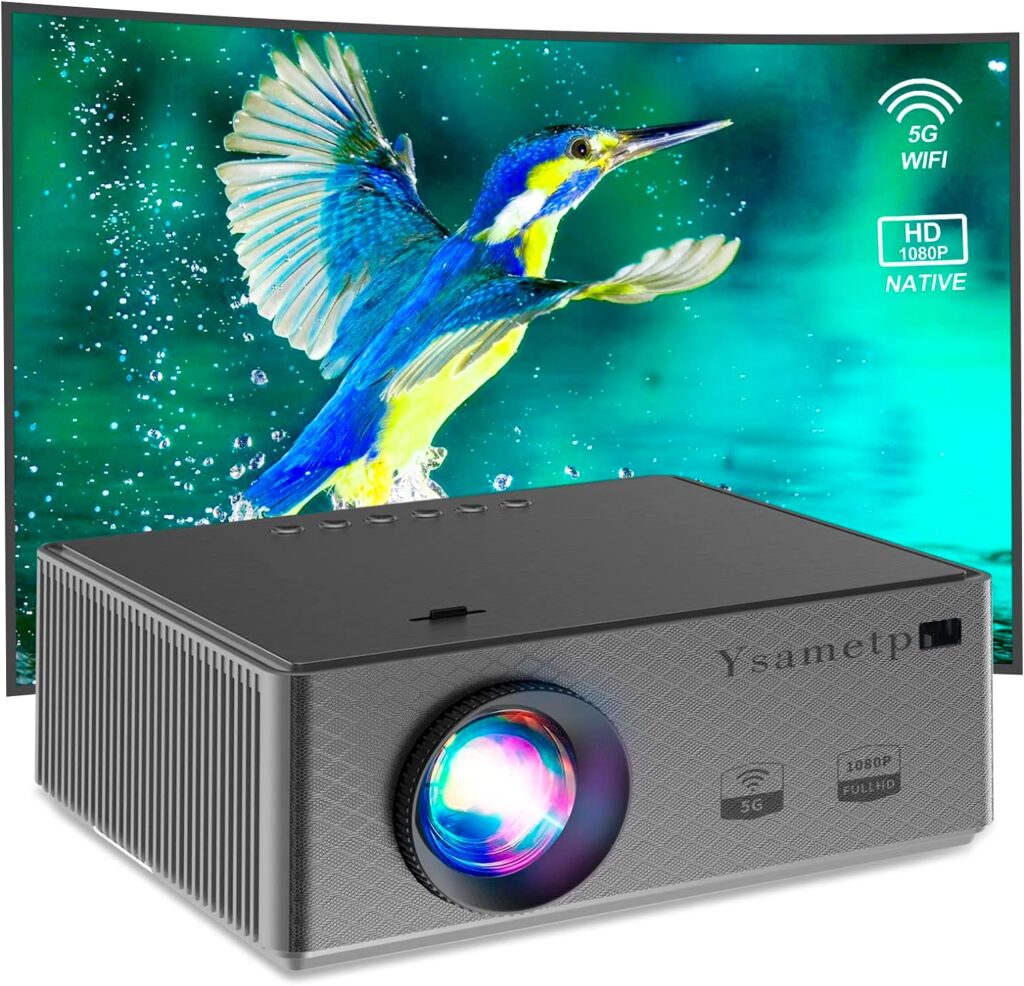 Ysametp Native 1080P 5G WiFi Bluetooth Projector Review