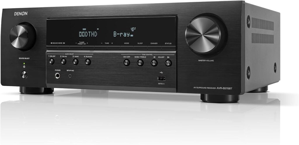 Denon AVR-S570BT 5.2 Channel AV Receiver