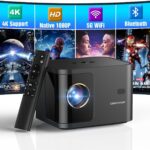 DBPOWER Smartphone Projector Outdoor Movie for TV