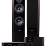 Fluance Elite High Definition Surround Sound Home Theater 5.0 Channel Speaker System Including Floorstanding Towers