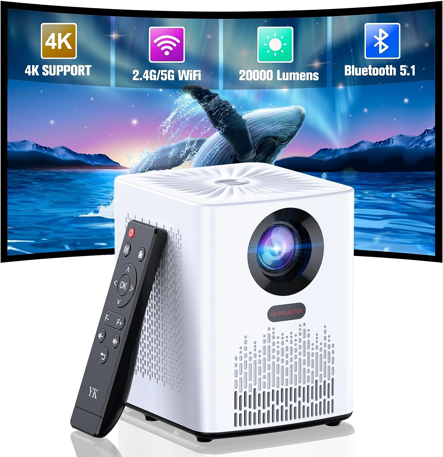 Hivvtui video mini projector