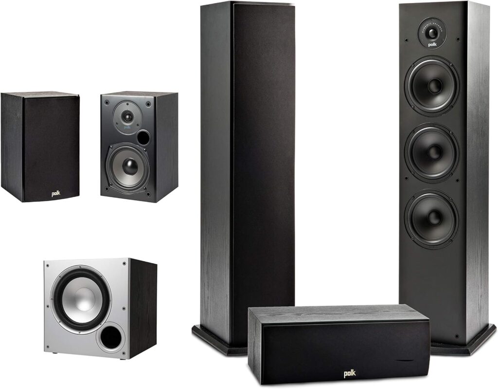 Polk Audio 5.1 Channel Home Theater System with Powered Subwoofer