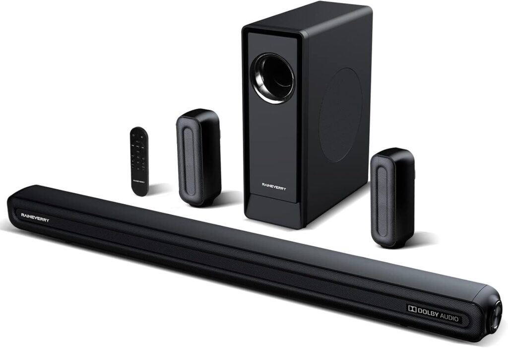 RAINEVERRY 5.1 CH Surround Sound Bar System Review