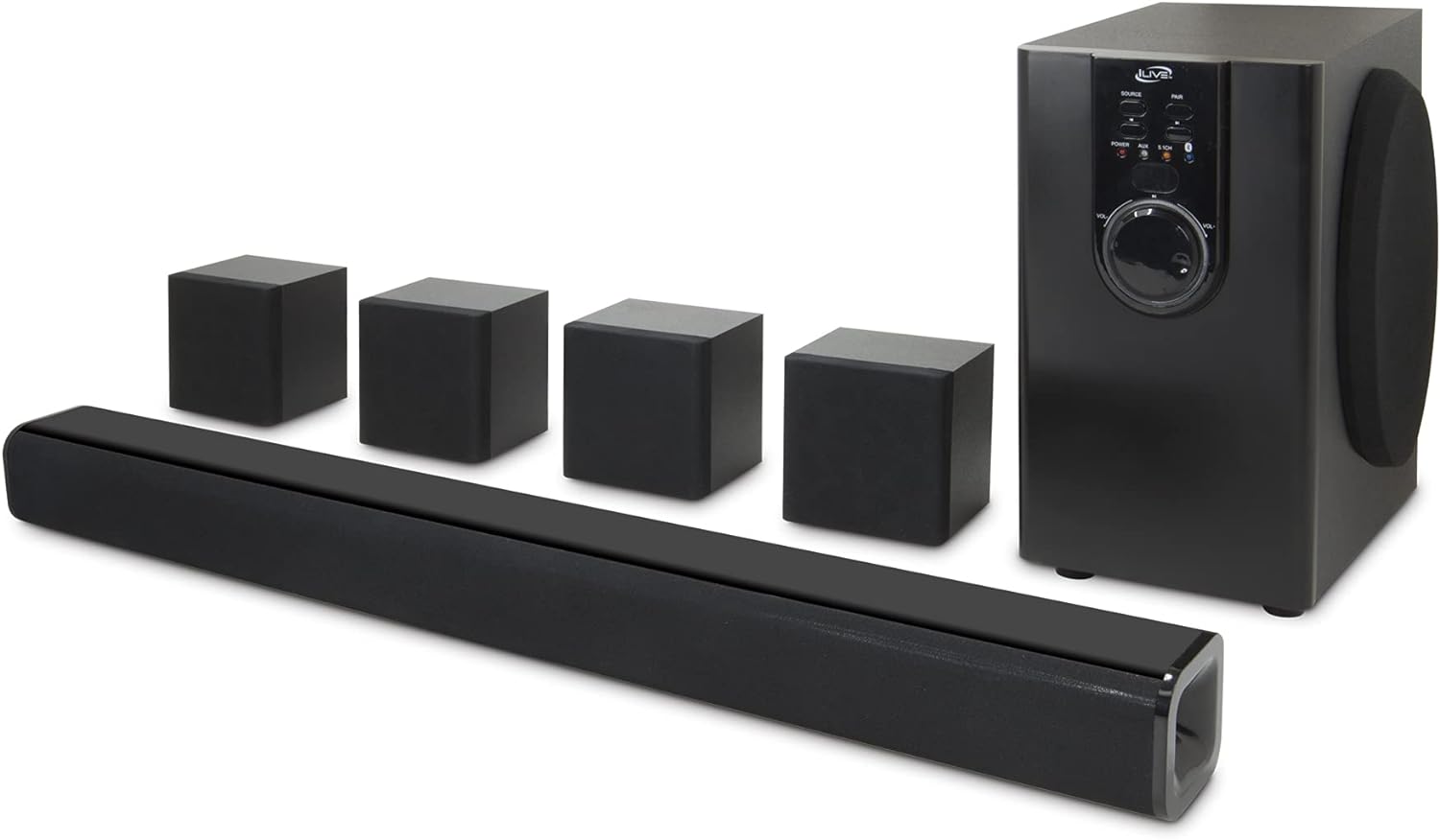 iLive 5.1 Home Theater System with Bluetooth