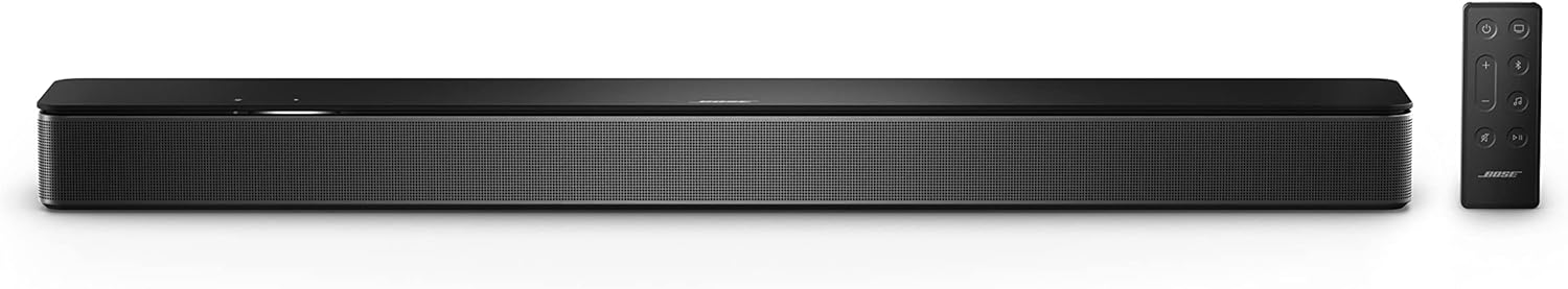 Bose Smart Soundbar 300, Bluetooth Wireless Sound Bar for TV with Built-In Microphone and Alexa Voice Control