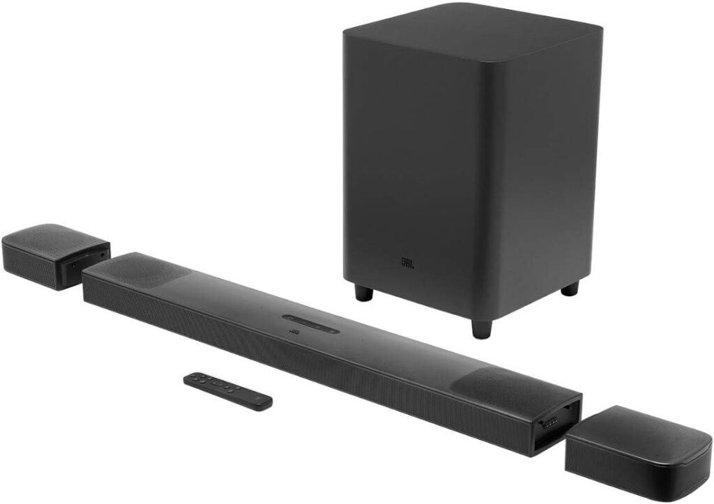 JBL Bar 9.1 Channel 3D Surround Sound Soundbar with Wireless Detachable Rear Speakers - 5.1.4-Channel