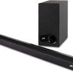 Polk Audio Signa S2 Low Profile TV Sound Bar, Works with 4K & HD TVs, Wireless Subwoofer