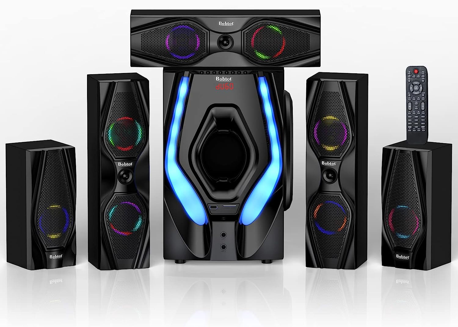 Bobtot Home Theater Systems Surround Sound Speakers