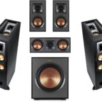 Klipsch Reference R-26FA 5.1 Home Theater Pack, Brushed Black Polymer Veneer