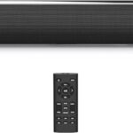 Littoak HDMI Sound Bar for TV, Bluetooth Small TV Soundbar Speaker