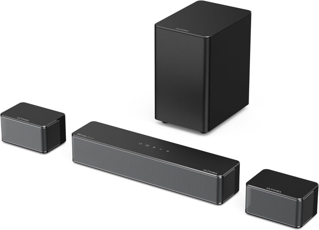 ULTIMEA 5.1 Dolby Atmos Sound Bar, Surround Sound Bars for TV