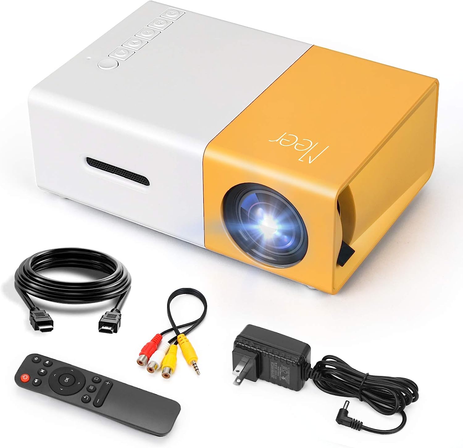 Meer Mini Projector,Portable Movie Projector,Smart Home Projector