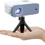 Mini Projector, VOPLLS 1080P Full HD Supported Video Projector, Portable Outdoor Home Theater