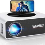 WiMiUS 4K Video Projector Native 1920x1080 LED Projector