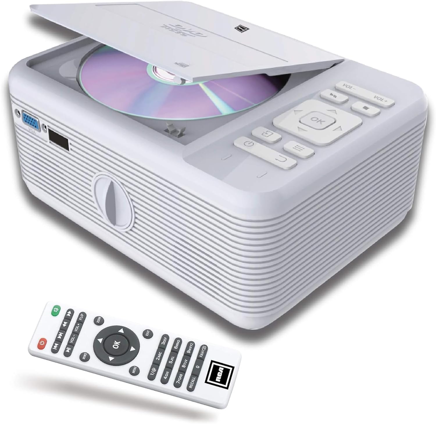 RCA RPJ140 Projector With Built-in Bluetooth & DVD Player