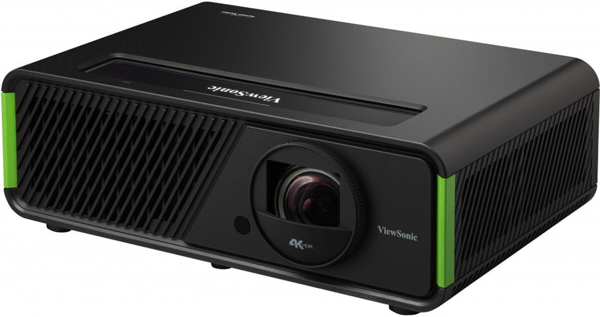 ViewSonic X2-4K UHD Short Throw Projector Designed for Xbox with Cinematic Colors