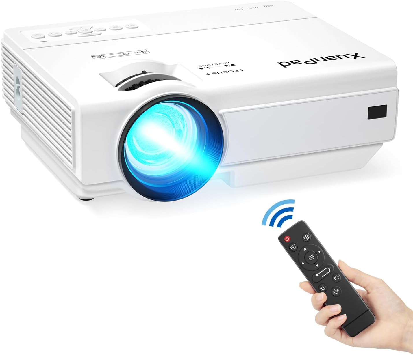 XuanPad 2024 Upgraded Mini Projector